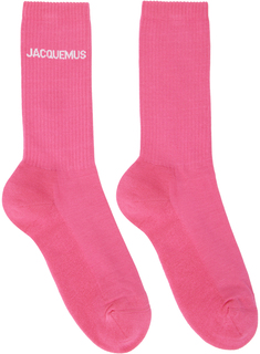 Розовые носки Le Papier &apos;Les Chaussettes Jacquemus&apos;