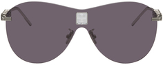 Серебристо-черные солнцезащитные очки 4Gem Givenchy