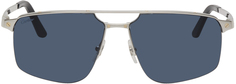 Серебряные солнцезащитные очки &apos;Santos de Cartier&apos;