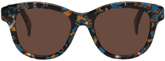 Солнцезащитные очки «кошачий глаз» черепаховой расцветки Kenzo