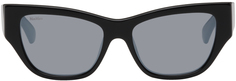 Черные солнцезащитные очки «кошачий глаз» Max Mara