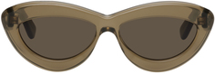 Серые солнцезащитные очки «кошачий глаз» Loewe
