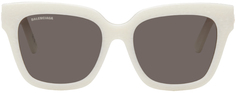 Белые солнцезащитные очки Dynasty Butterfly Balenciaga