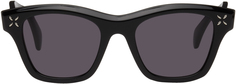 Черные квадратные солнцезащитные очки с лепестками ALAÏA