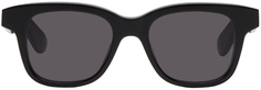 Черные солнцезащитные очки Pantos со скошенными углами Alexander McQueen