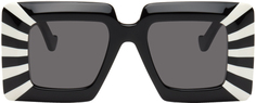 Черные солнцезащитные очки большого размера Loewe
