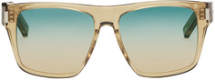 Бежевые солнцезащитные очки SL 424 Saint Laurent