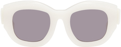 Белые солнцезащитные очки B2 Kuboraum