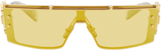 Золотые солнцезащитные очки Wonder Boy III Balmain