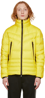 Желтая пуховая куртка Canmore Moncler Grenoble