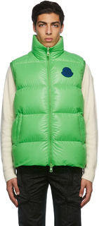 2 Зеленый пуховый жилет Moncler 1952 Sumida Moncler Genius