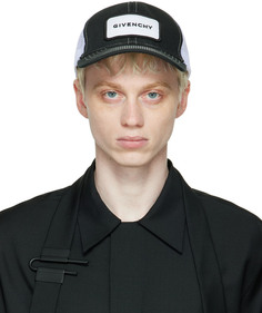 Черно-белая кепка дальнобойщика Givenchy