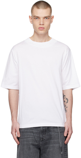 Белая легкая футболка Acne Studios