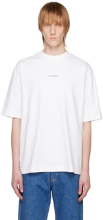 Белая футболка с принтом Acne Studios