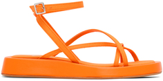 Оранжевые сандалии Rosie 16 GIABORGHINI