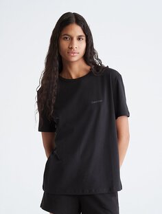 Футболка с круглым вырезом Modern Cotton Lounge Calvin Klein, черный