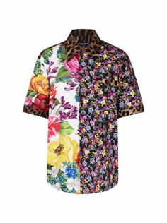 Рубашка с цветочным принтом Dolce&amp;Gabbana