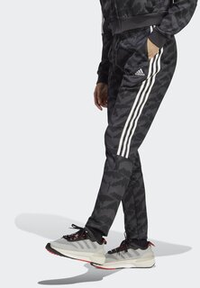 Спортивные брюки Adidas Tiro Up Lifestyle, черный карбон многоцветный белый