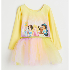 Танцевальный купальник и тюлевая юбка H&amp;M Disney princesses, желтый H&M