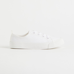 Парусиновые кроссовки H&amp;M Solid-color, белый H&M