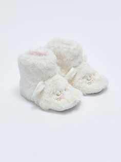 Плюшевые домашние сапоги для маленьких девочек с вышивкой LCW Steps