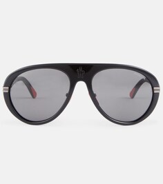 Солнцезащитные очки-авиаторы Navigaze Moncler, черный