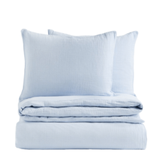 Комплект двуспального постельного белья H&amp;M Home, голубой