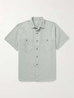 Рубашка из хлопкового твила ORSLOW, серый