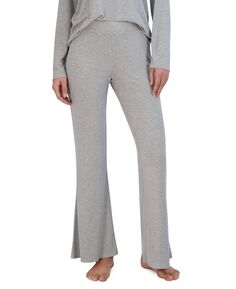 Женские брюки для сна с расклешенными штанинами в рубчик Steve Madden, серый