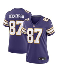 Женский Ти Джей Hockenson Purple Minnesota Vikings Классическая игровая майка игрока Nike