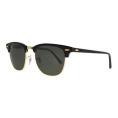 Классические солнцезащитные очки унисекс Ray-Ban RB3016 Clubmaster, Ebony/Arista