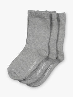 Детские носки Polarn O. Pyret, 3 шт., серые