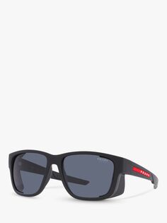 Мужские солнцезащитные очки Prada Linea Rossa PS07WS, черные