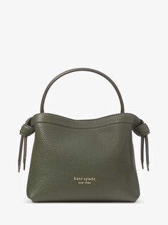 Кожаная мини-сумка-тоут Kate Spade New York Knott, Дерево бонсай