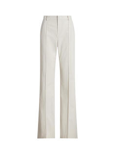 Расклешенные брюки из твила Polo Ralph Lauren, чинос белый