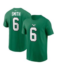 Футболка Big Boys DeVonta Smith Kelly Green Philadelphia Eagles с альтернативным именем и номером игрока Nike