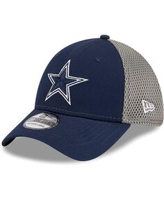 Мужская темно-синяя, графитовая шляпа Dallas Cowboys Retro Joe Main Neo 39THIRTY Flex Hat New Era