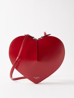 Кожаная сумка через плечо le cœur ALAÏA, красный