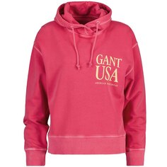 Худи Gant Sunfaded Usa, розовый