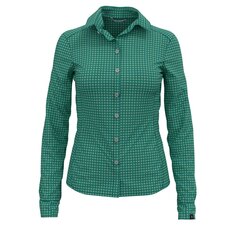 Рубашка с длинным рукавом Odlo Kumano Check, зеленый