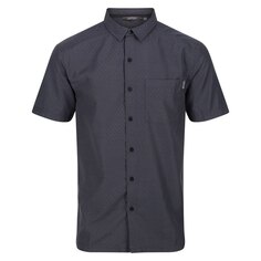 Рубашка с коротким рукавом Regatta Mindano VI Dotted, серый