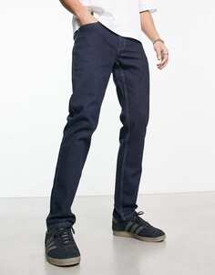 Темно-синие эластичные джинсы узкого кроя Farah Elm