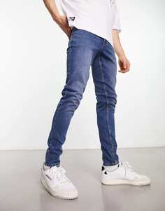 Темно-синие джинсы скинни New Look
