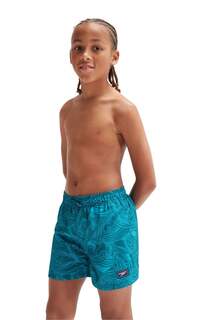 Синие шорты для плавания с принтом для мальчиков размером 13 дюймов Speedo, синий