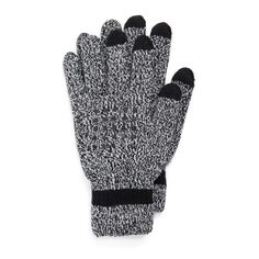 Женские перчатки MUK LUKS Knit Tech MUK LUKS, черный