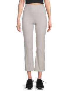 Трикотажные брюки Calvin Klein в рубчик до щиколотки Performance, porcini