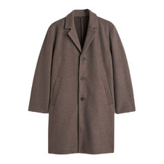 Пальто H&amp;M Wool-blend, коричневый H&M