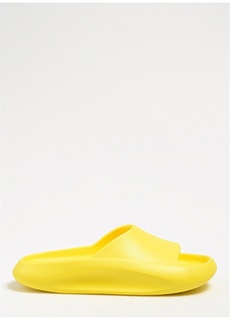 Желтые женские пляжные тапочки F By Fabrika