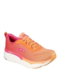 Розово-оранжевые женские кроссовки Skechers