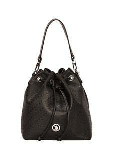 Черная женская сумка через плечо на шнурке U.S. Polo Assn.
